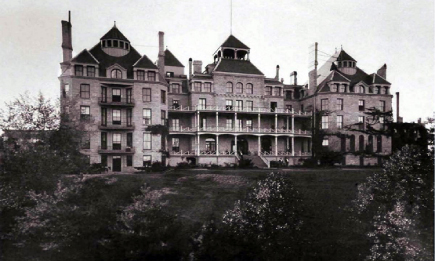 Historical photo of the Haunted 1886 Crescent Hotel & Spa